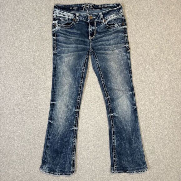 Buckle Black Women's Size 26 x32 No. 129 Retro Light Wash Jeans Bootcut - Picture 1 of 8